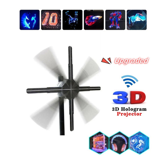3D Holographic Advertising Machine Fan